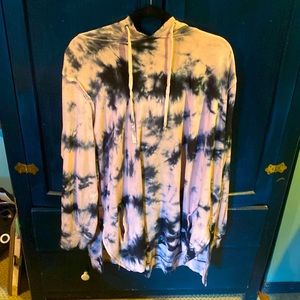 Pink/Blue tie-dye, Torrid, size 3 sweatshirt